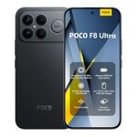 XIAOMI POCO F8 Ultra, Smartphone 16+512GB, 6.9" AMOLED Screen 120Hz, 50MP Light Fusion 950 Camera with OIS, Bose Signed Sound, 6500 mAh Battery, Black, 2 Year Warranty, Charger Not Included.
