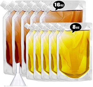 Concealable And Reusable cruise sneak flask Liquor kit,Rum Runner Alcohol Juice Travel Plastic Flasks Liquor Bags For Sneak Drink（0-5-5 Kit）