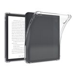 LaoShuSheng Slim Clear Case for 7" Kobo Libra H2O eReader (2019 Released,Model N873) - Ultra-Thin Lightweight Transparent Flexible Soft Back Cover (Clear)