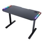 COUGAR Gaming Deimus Gaming Desk, Black, Compact