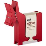 red : Memo Pad - Desktop Note Pad - Office Memo Holder - Morris Memo - Red Donkey