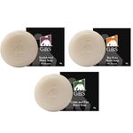 G.B.S 97% All Natural Shave Soap Set for Men- 3 Pack. Scents: Cedar & Pine, Sandalwood, & Bay Rum Perfect Men's Shaving with Dense and Luxury Lather Smooth Comfortable Shave. - Fits any shaving bowl