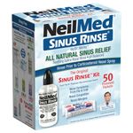 NeilMed Sinus Rinse, Premixed 50 Sachets