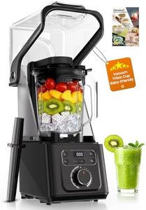 Reslee Vacuum Blender, 56oz Tritan Cup, Commercial & Household Professional Blender for Smoothies, Fresh Juice, Baby Food, Protein Shakes, with Self Clean, Dishwasher Safe, Quiet Shield