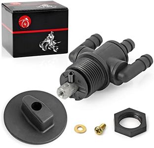 Fuel Tank Valve Petcock 3 Way Straight Down & Knob NUT For Polaris Scrambler Sport 400 Xplorer Xpress 300 400 Trail Boss 325 7052154