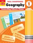 Skill Sharpeners: Geography, Grade 1 Workbook