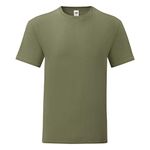 Fruit of the Loom Mens Iconic T Shirt (M) (Classic Olive Green)