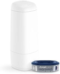 Angelcare - Cestino per pannolini Dress Up bianco XL