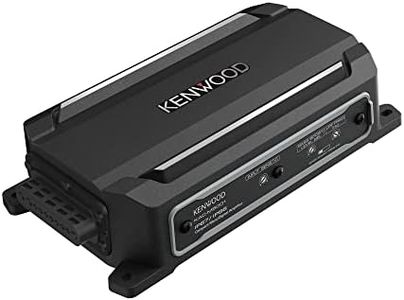 KENWOOD KAC-M5001 600W Mono Compact Digital Amplifier for Car, Marine, UTV & Motorsport Vehicles, Solid Corrosion-Resistant Aluminum Chassis, IPX6, IPX7 & IP6X Certified and Vibration-Proof