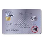 Card Minder RFID/NFC Blocking Card - Contactless Card Protection - 1 Card Protects Your Entire Wallet - Next Gen with No Need for Sleeves (5 Cards, Platinum Card)