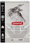 Derwent Sketch Pad A4 Portrait, Drawing & Writing, 30 Sheets, Acid-Free Paper, Wirebound Spine, Professional Quality, 2300139