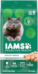 IAMS PROACTIVE HEALTH Healthy Senior Dry Cat Food with Chicken Cat Kibble, 3.5 lb. Bag