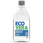 Ecover Dishwasher Rinse Aid, Sparkling Dishes, Quick Drying Action, 450m