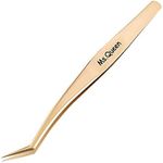 Ms.Queen Eyelash Extension Tweezers Set-Precision Tweezers for 2D-6D Volume&Individual False Lashes Extensions with PU Storage Case-Golden (Volume Tweezers/M003-1)