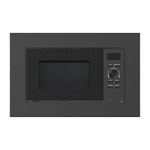 Cookology 20L Built-in Microwave Oven - 25.5cm Turntable - 800W - 5 Power Levels - 8 Auto Cooking Programs - Defrost Function - Child Lock - Black
