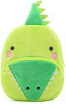 Cute Baby Toddler Backpack Plush Toy Travel Bag for 2-6 Years (Crocodile)