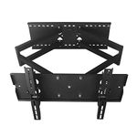 Intec brackets - Longest 900mm reach heavy duty cantilever TV wall mount bracket for 46 – 75” TVs – double arm for added safety with swivel and tilt with a super strong 60 kg weight rating complete with all fittings & fixings