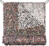 FLYEGO GEN 2 Camo Netting Camouflage Netting Hunting Blind Camo Net Camouflage Nets Military Surplus for Shooting Party Decoration Photograph Car Cover Sunshade(13ft x 20ft, Maple Leaf)