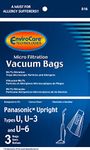 Type U and U-3 Panasonic Vacuum Cleaner Replacement Bag (3 Pack)