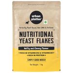 Urban Platter Nutritional Yeast Flakes, 1Kg [Good Source of B-Vitamins| Gluten Free| Nutty and Cheesy Tasting Nooch | Perfect for Vegetarians | Seasoningc| HORECA Pack]