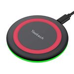 Yootech Wireless Charger,10W Max Fast Wireless Charging Pad Compatible with iPhone 15/15 Plus/15 Pro Max/14/13/SE 2022/12/11/X/8,Samsung Galaxy S22/S21/S20,for AirPods Pro 2(No AC Adapter)