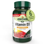 Natures Aid Vitamin D3 1000iu, 180 Tablets