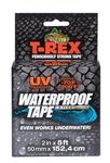 T-Rex Waterproof Butyl Tape for Roof and Leak Repair 48mm x 1.52cm, Flashing Repair, Sealant Strip Patch for Repairing Roof Crack, Window, Glass, Gutter, Downpipe, Pond Liners, Paddling Pool, Airtight