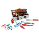 Melissa & Doug Rotisserie & Grill Barbecue Set | Kitchen accessories & toys | Role play | Toys for 3 year old | Toy Kitchen | Kids & play kitchen | Wooden play food toys | Gift for Boy or Girl