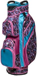 Glove It Ladie's Golf Bag - Lightweight, Nylon Cart Bag with 15 Dividers, Putter Well, Rain Hood & 9 Easy-Access Pockets, Cosmic (GB411)