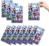 30Pcs Spidey and His Amazing Friends Party Gift Bags,Spidey Gooddie Bags Party Supplies Birthday Decoration Gift Bags Spidey Birthday Party Decorations