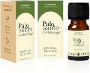 Palo Santo & White Sage Essential Oil Diffuser Blend by Aromafume | 3 x 10ml / 0.33 fl oz l Aromatherapy Oil for Smokeless Smudging | Natural Air fresheners for home | Spiritual Meditation Accessories