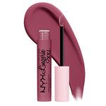 NYX PROFESSIONAL MAKEUP, Lip Lingerie XXL Matte Liquid Lipstick, Vegan Formula - 16 UNLACED (Cool Dusty Rose)