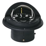 Ritchie Navigation Ritchie Voyager Compass Flat-Card Dial with Flush Mount and 12V Green Night Light (Black, 3-Inch)