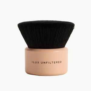 +Lux Unfiltered Blending Body Brush - Self Tanner Brush - Kabuki Blending Applicator for Self Tan, Body Glow, & Bronzer - Vegan & Cruelty Free Synthetic Bristles