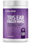 Pet MD Tris Ear Finger Wipes for Do