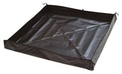 Aire Industrial 909-020204B Go-Go Berm Portable Containment, 24" x 24" x 4", Black