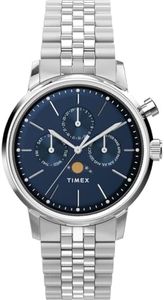 Timex Reloj Multiesfera para Hombres de Cuarzo con Correa en Acero Inoxidable TW2W51300