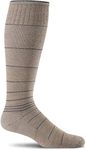 Sockwell Men's Circulator Moderate Graduated Compression Sock, Khaki - M/L