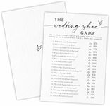 TPYEN Bridal Shower Game Cards - We