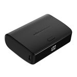 Boompods Powerboom Power Bank Fast Charging 10,000mAh - Universal USB/USB-C Portable Charger External Battery Pack, Ideal Travel Mobile Phone Powerbank, Charge 2 Devices at Once, LED Power Indicator