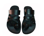 Bath Leather Sandals For Men & Women - Handmade Unisex Sandals, Flip Flop Sandals, Jesus Sandals, Genuine Leather Sandals by SANDALI