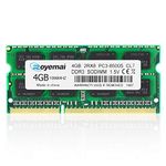 4GB DDR3 8500S 1066MHz SODIMM RAM, Royemai PC3 1066 8500 2Rx8 1.5V CL7 204pin Notebook Laptop RAM Memory Module