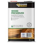 Everbuild Wood Preserver – Interior And Exterior Use – Low Odour – Quick Drying – Long Lasting Protection – Silver Birch – 5 Litres