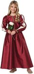 California Costumes Renaissance Princess, Child Costume, Small,Burgundy