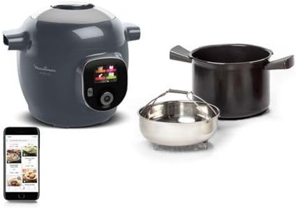 Moulinex Cookeo+ Multicuiseur intelligent haute pression, 6 L, 150 recettes intégrées, Sans surveillance, Ecran intuitif, Guide de cuisson pas à pas - Ce851hf0