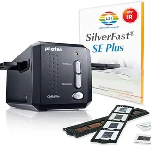 Plustek OpticFilm 8200i SE , 35mm Film & Slide Scanner. 7200 dpi / 48-bit Output. Integrated Infrared Dust/Scratch Removal. Bundle Silverfast SE Plus 9 , Support Mac and PC.