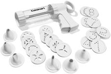 Cuisinart CTG-00-CP Cookie Press with 18 Discs and 6 Decorating Tips, White