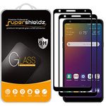 (2 Pack) Supershieldz for LG Stylo 5 and Stylo 5 Plus Tempered Glass Screen Protector, (Full Screen Coverage) Anti Scratch, Bubble Free (Black)