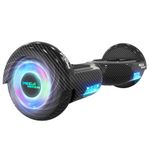 MEGA MOTION Hoverboard, Hoverboards for kids, 6.5 Inch Two-Wheel Self Balancing Electric Scooter with Bluetooth Speaker, Quality hoverboards with LED Lights, Gift for Children and Teenager