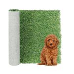 Artificial Grass Pee Pads for Dogs,Fake Grass Rug for Puppy, Reusable Artificial Turf Mat for Pet Potty Training and Suitable for Indoor/Outdoor (M: 50X 70 CM)